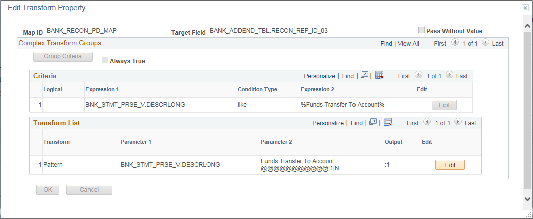 Edit Transform Property page - Complex Transform (Variation 3)