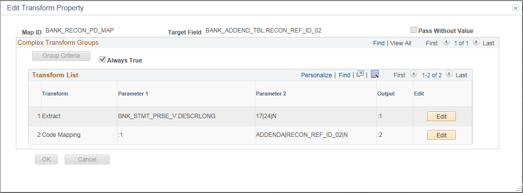 Edit Transform Property page - Complex Transform (Variation 2)