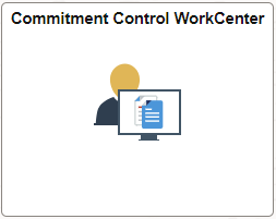 Commitment Control WorkCenter tile