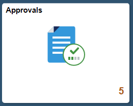 Approvals Tile