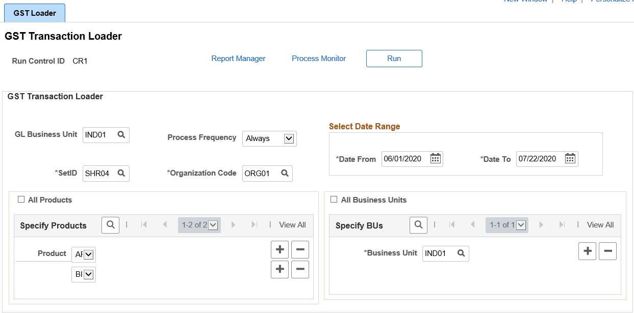 GST Transaction Loader