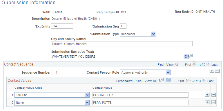 Regulatory Ledger Contact page