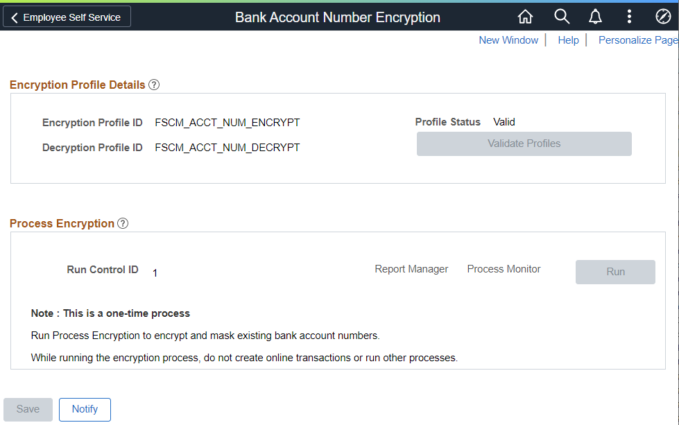 Bank Account Number Encryption