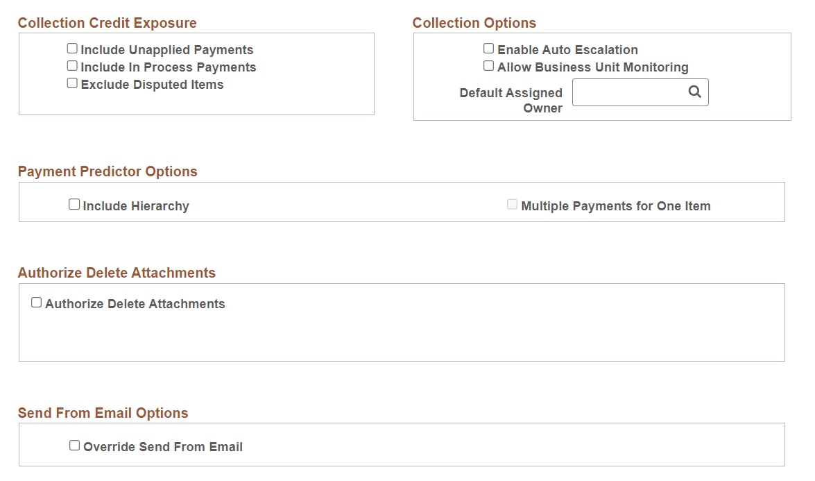 Receivables Installation Options (2 of 2)