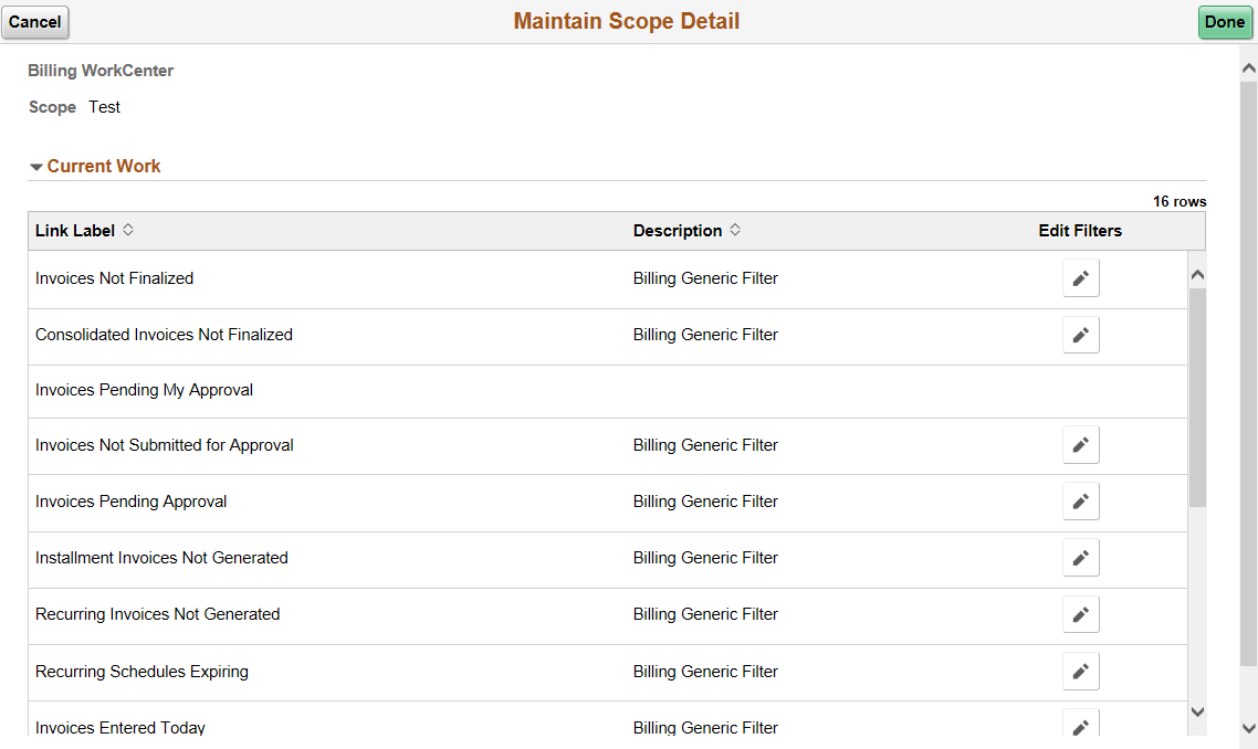 Maintain Scope Detail page (Fluid)