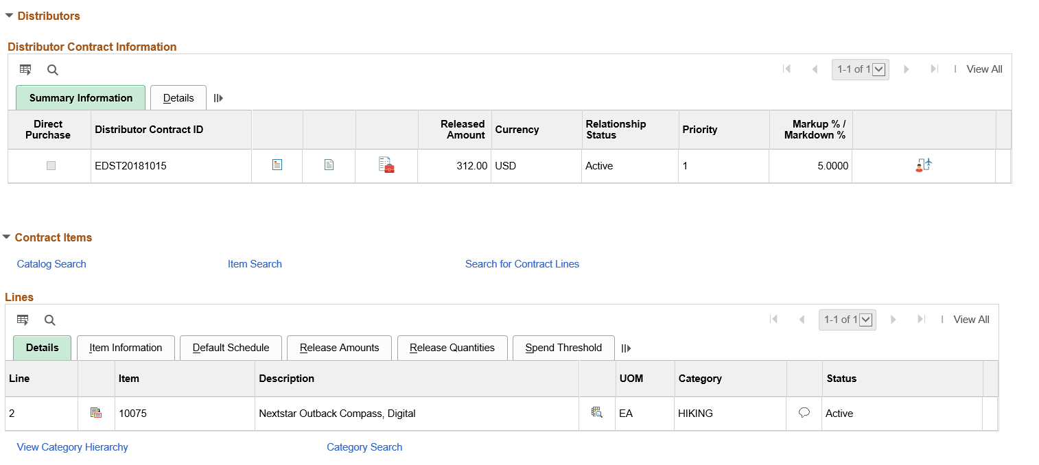 Contract Entry - Contract (Manufacturer) 2 of 2