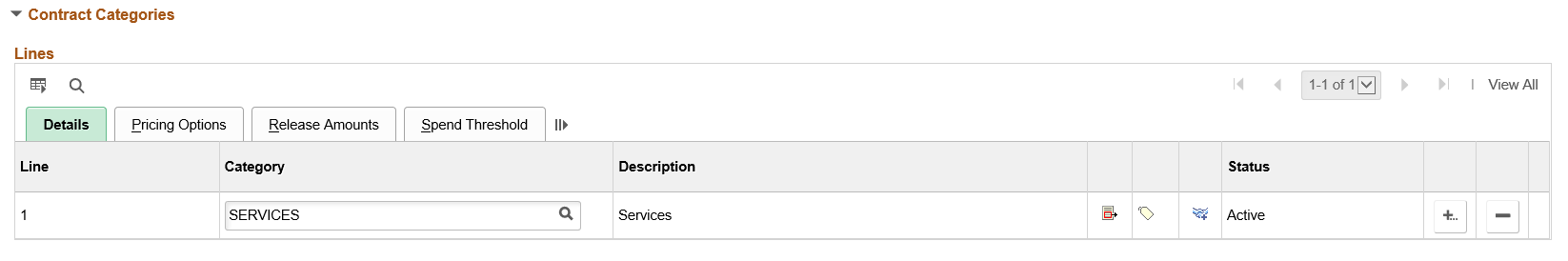 Contract Entry - Contract Page (Purchase Order) (3 of 3)