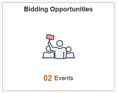 Bidding Opportunities tile