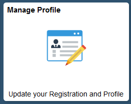 Manage Profile tile