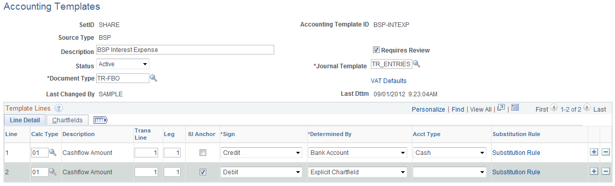 Accounting Templates page