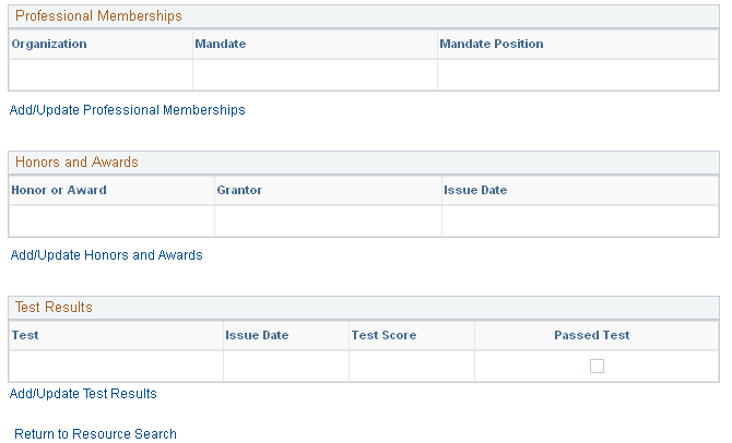 Qualifications (2 of 2) page