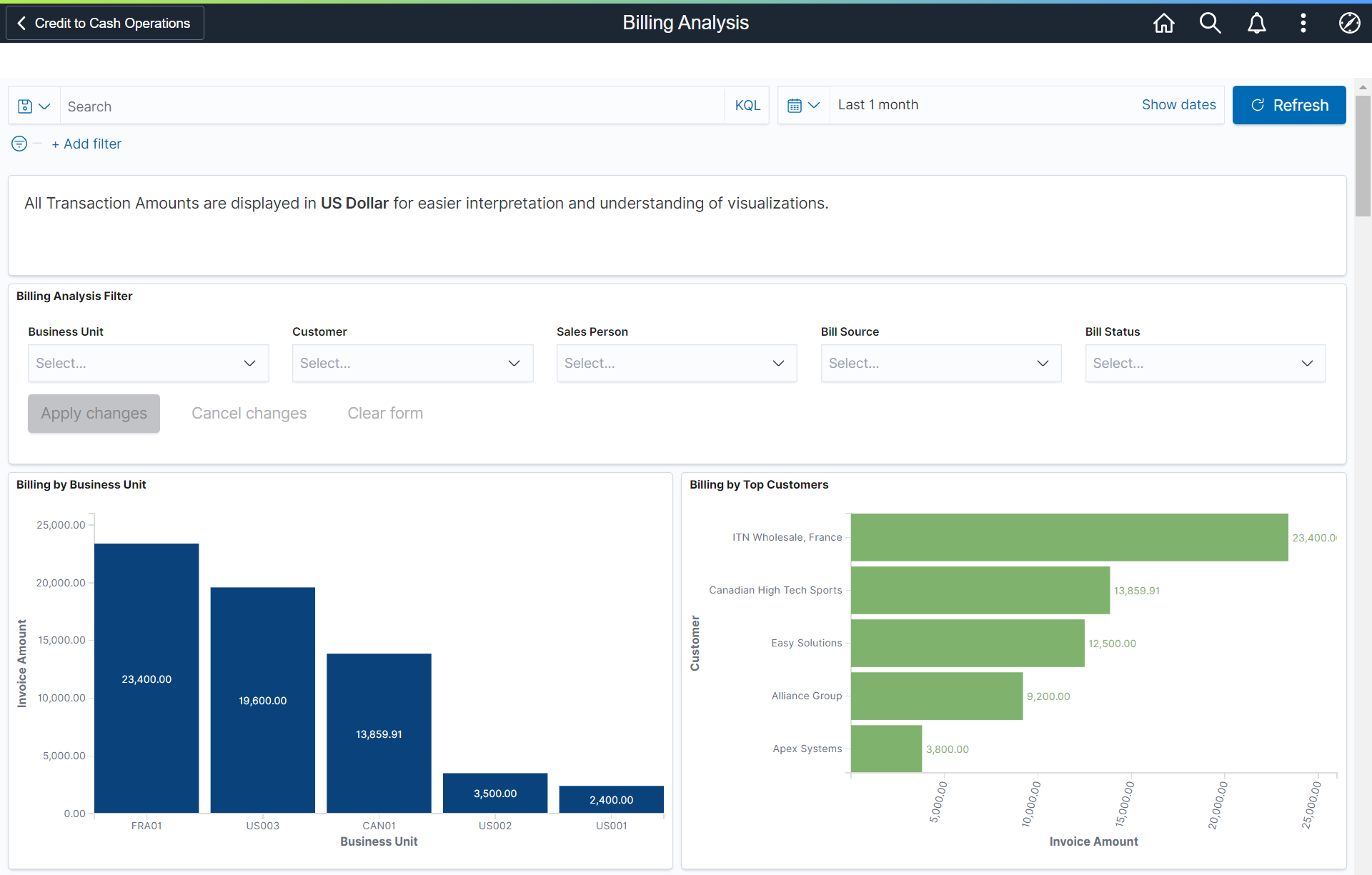 Billing Analysis