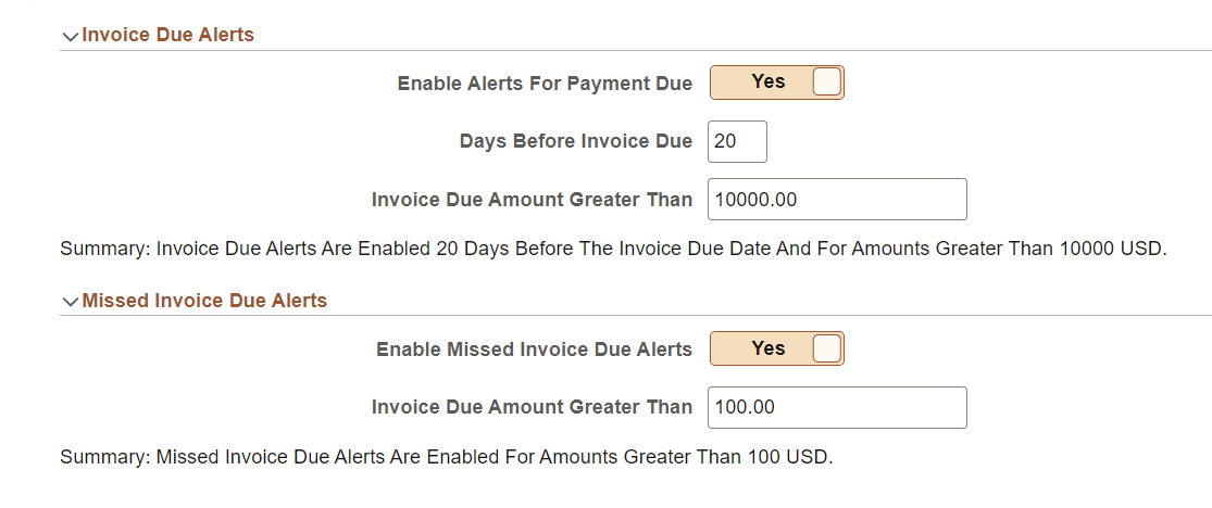 My Preferences eBill Payment page (2 of 2)