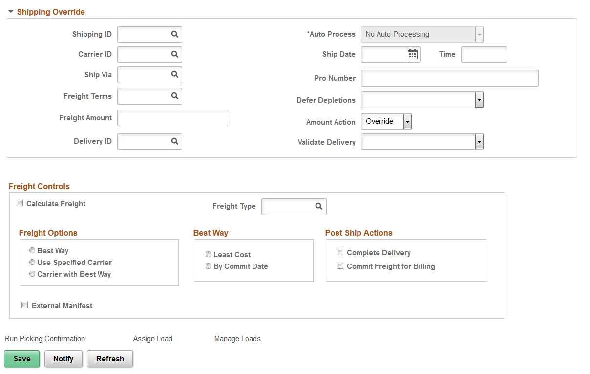 Material Picking Feedback page (page 3 of 3)