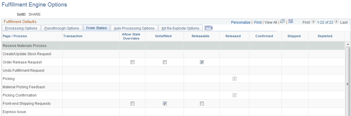 Defining settings at the SetID level (partial)