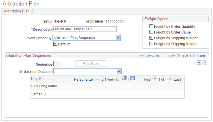 Arbitration Plan page