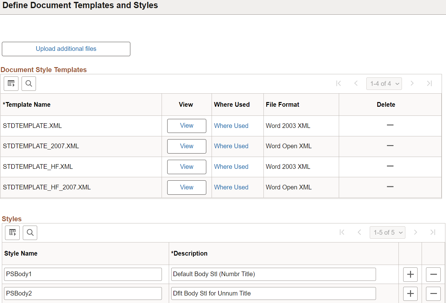 Document Templates and Styles