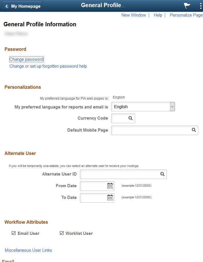 My System Profile page: Runtime rendering as classic plus