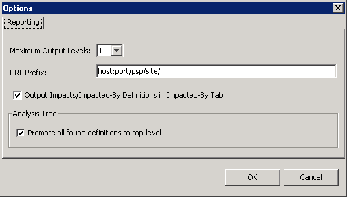 Configuring Reporting Options