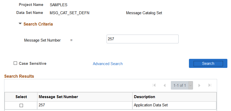 Example Equal Criteria