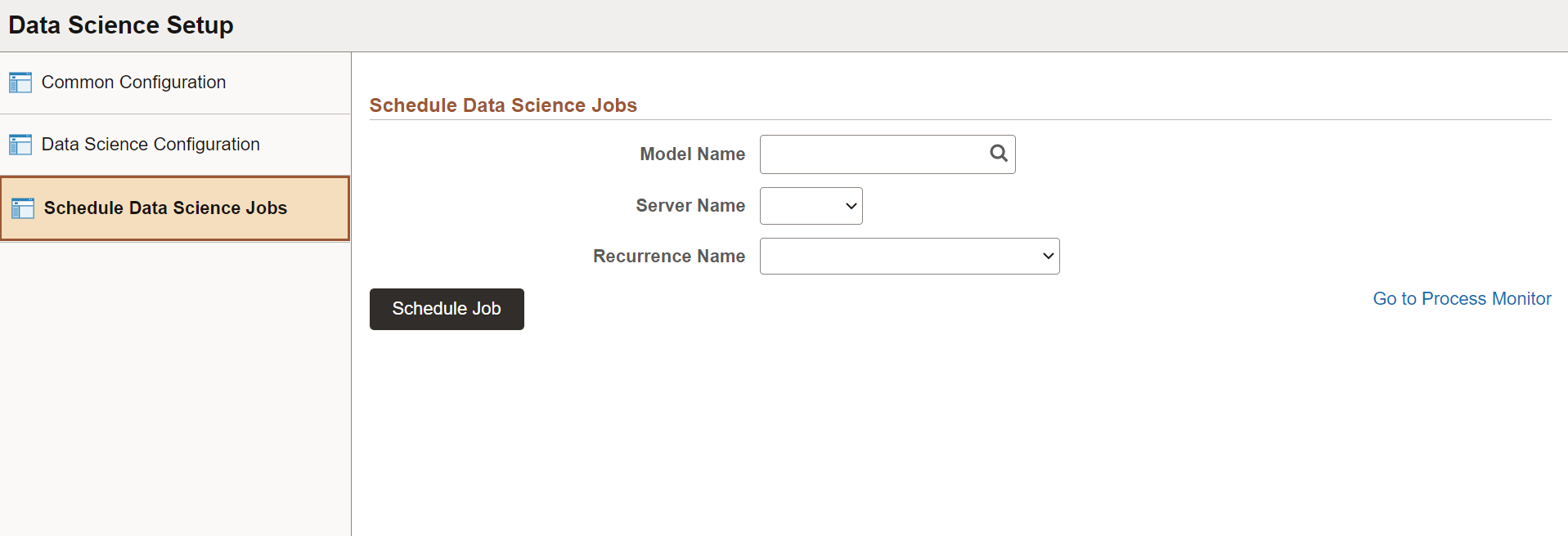 Schedule Data Science Jobs page