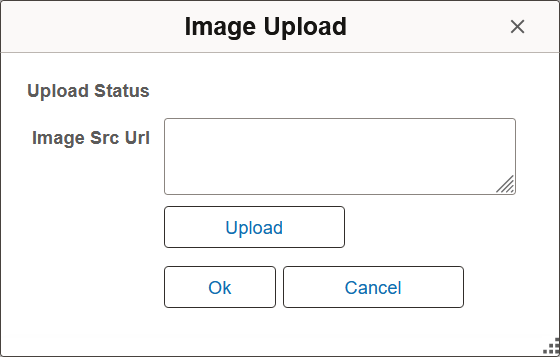 Upload Image dialog box