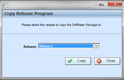 Release Copy Copying a Package