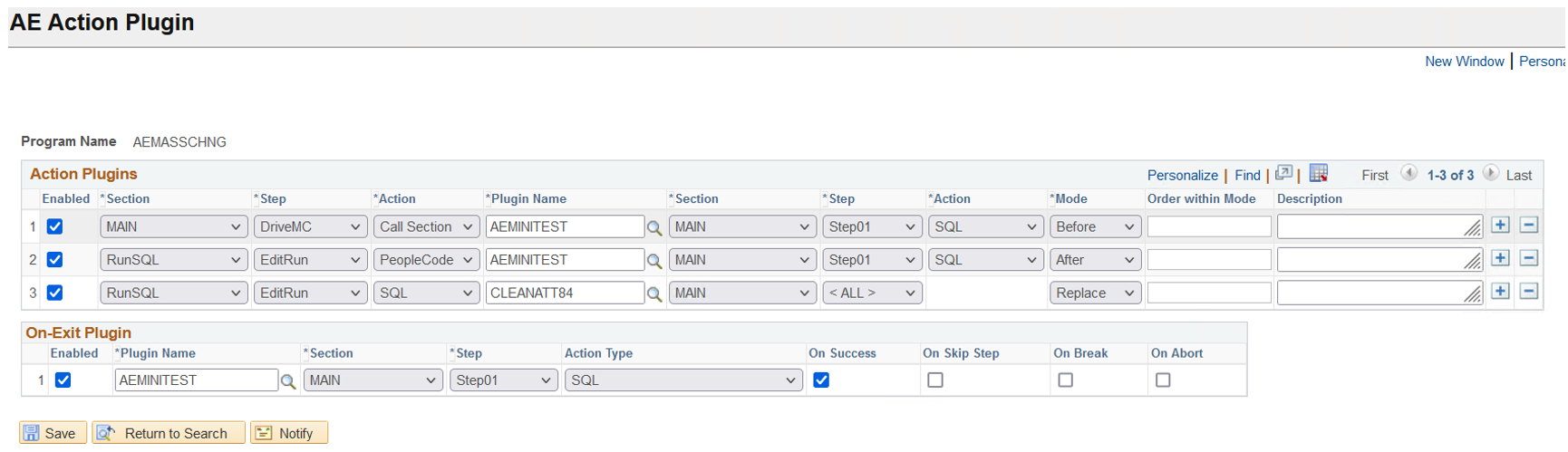 AE Action Plugin page
