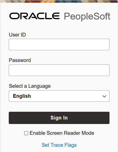 Set Trace Flags link enabled on sign in page