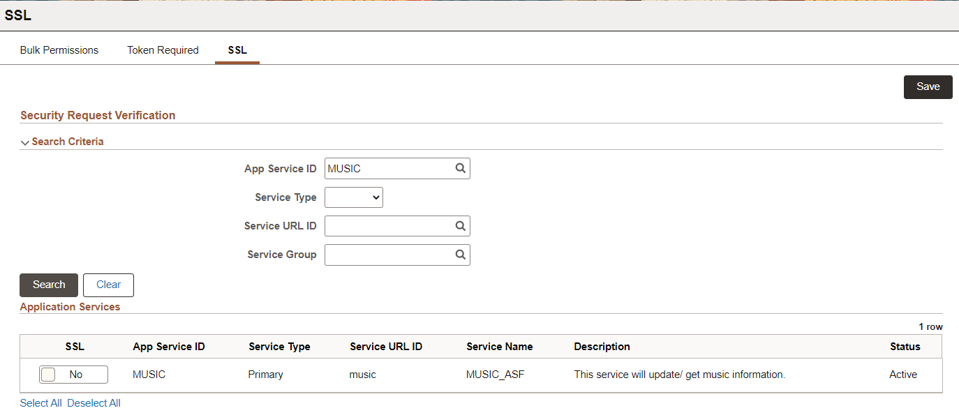 SSL page