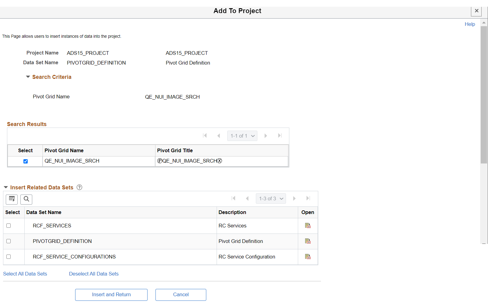 Add to Project