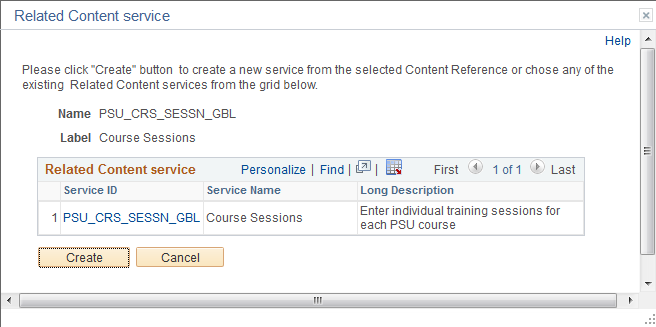 Related Content service page