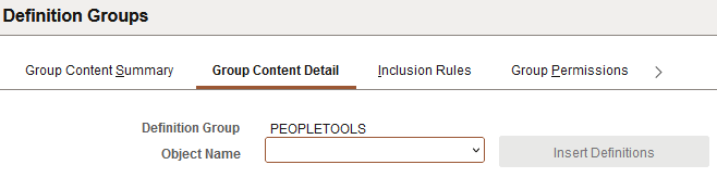 Group Content Detail page