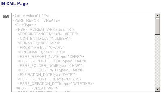 IB XML Page page