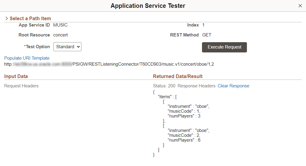 Example Test Results