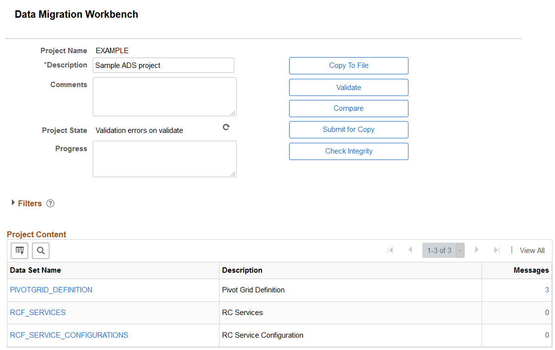 Validation errors on validate