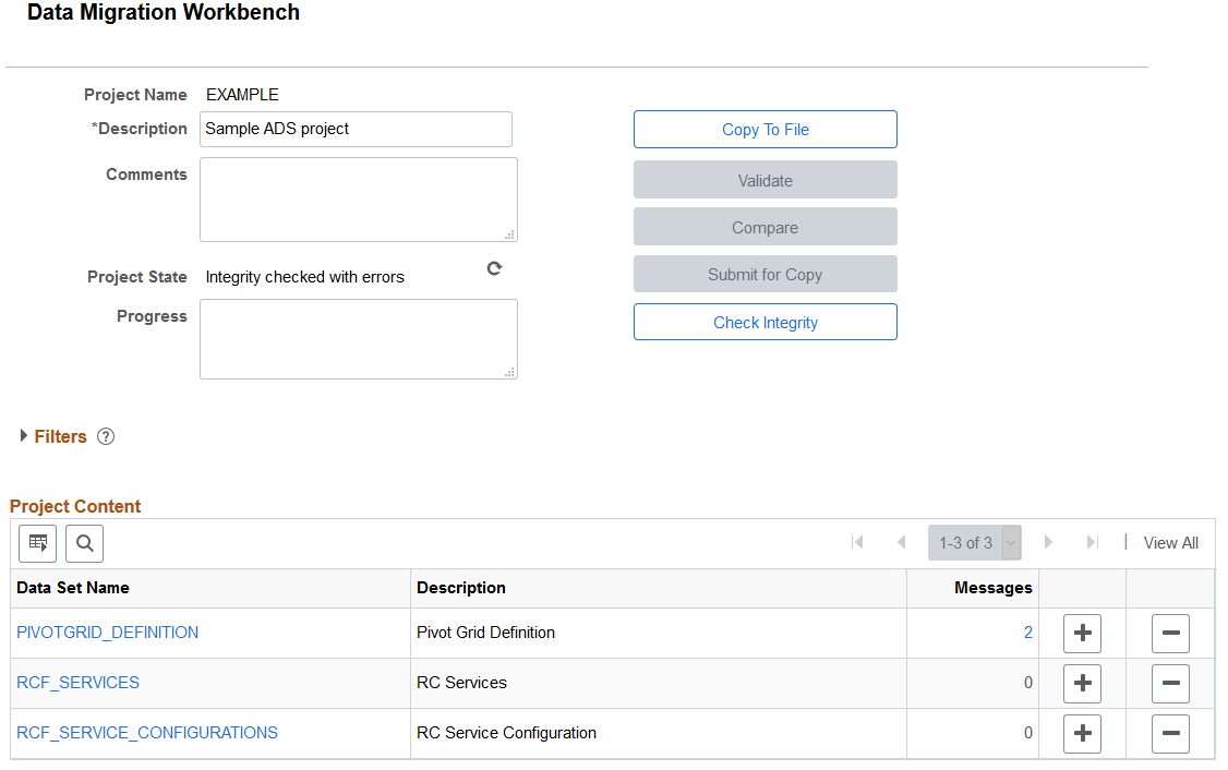 Check Database Integrity results