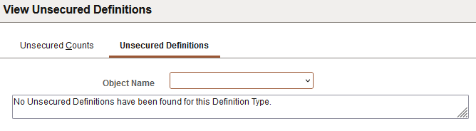 Unsecured Definitions page