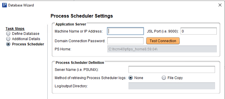 Process Scheduler Settings