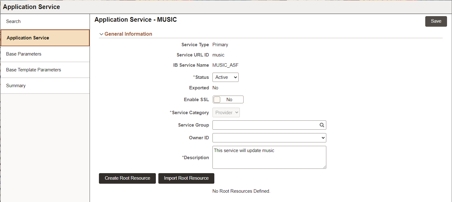 Application Service after Save