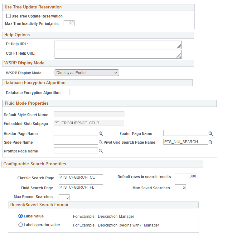 PeopleTools Options (2 of 2)