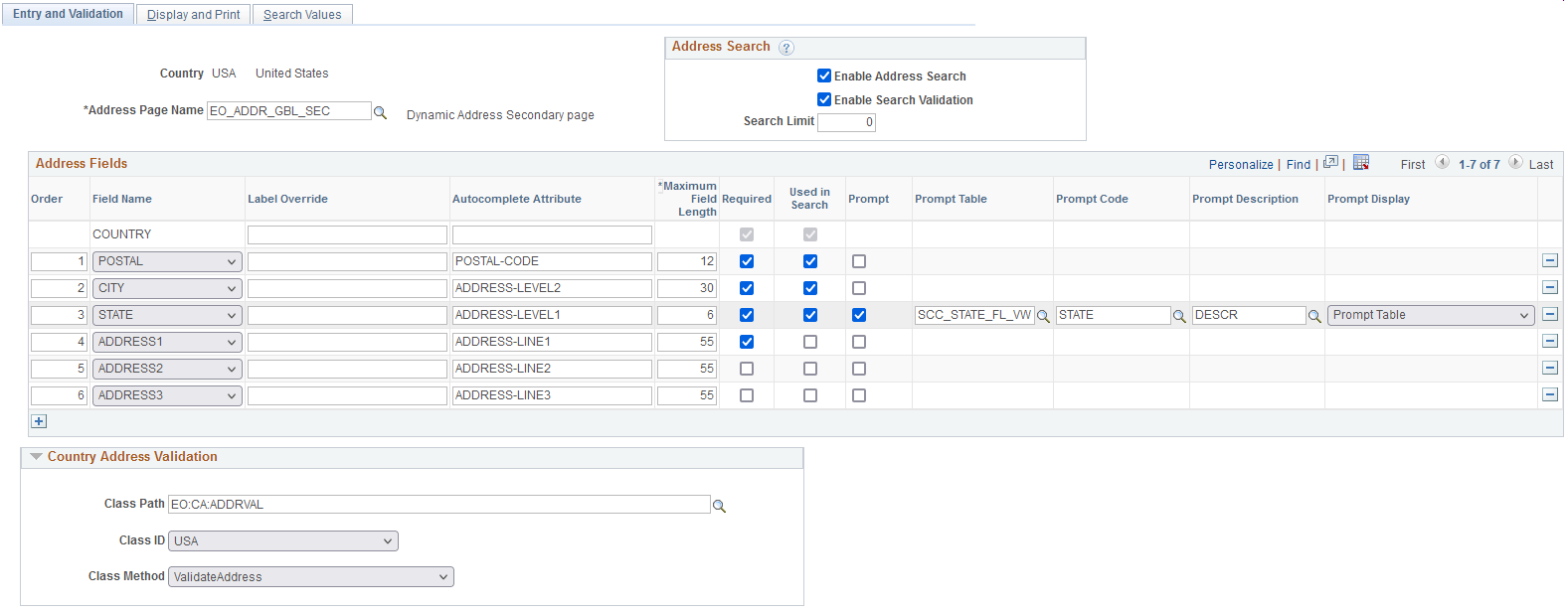 Entry and Validation - Example 4 page
