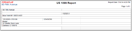 この図には、US 1099レポートが示されています。