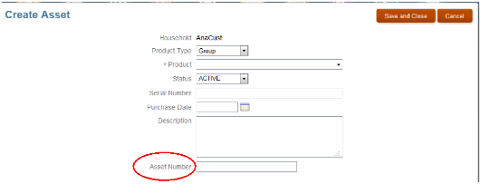 「資産の作成」ページ