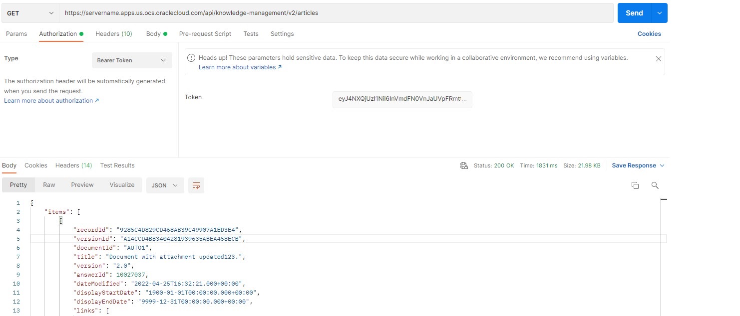 この図は、JSON形式のレスポンス本文がinPostmanにどのように表示されるかを示しています。