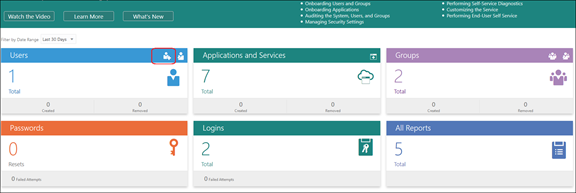 ユーザー・ページのスクリーンショット。