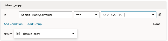 ケース条件の設定。