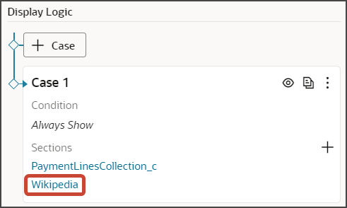 このスクリーンショットは、新しいマッシュアップ・セクションを示しています。