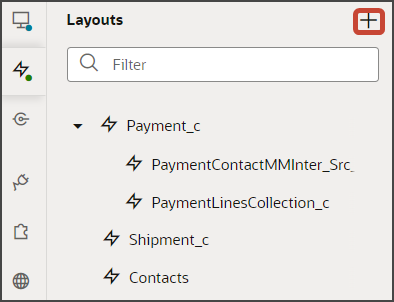 このスクリーンショットは、レイアウトの作成方法を示しています。