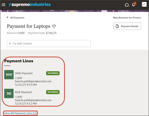 このスクリーンショットは、パネルの外観を示しています。